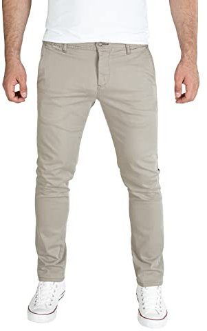 PITTMAN Andrew - Slim Fit Chino Freizeithose - Herren Hose - Männer Chinohosen Slim Fit, Beige (Winter Twig 171108), W32/L32