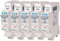 EATON 109130 PLGC4-C16/1N - DISJONCTEUR MODULAIRE PH/N - Blanc - MANETTE GRISE - 1P+N / 16 A - COURBE C - Raccordement direct sans vis - 5 disjoncteurs