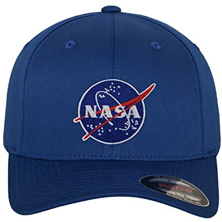 NASA Offizielles Lizenzprodukt Insignia Flexfit Cap (Blau), Groß/X-Large