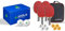 JOOLA 44230 Tischtennisbälle Training 40+ Tischtennis Bälle 120er Karton, Weiss & Unisex – Erwachsene Tisch Tennis-Set-54825 Tennis-Set, mehrfarbik, One Size