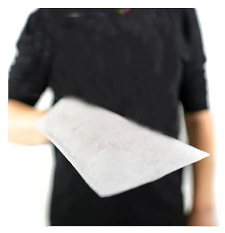 Gant de Toilette Imperméable Uni - 15 x 23 cm - Blanc - Sachet de 50 - Blanc