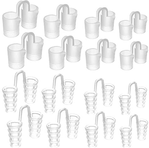 Soft Nasendilatatoren Weichem - Silikon Nasenentlastung Nasenspreizer Nasenklammer Gegen Schnarchen Schnarchstopper Anti Schnarch Gerät für sSofortige Nasenatmer Verbesserung der Atmung Sports(16pcs)