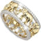 Verstellbar Sterling Silber Ringe für Damen 925 Sterling Silber Elefant 1,5 Karat Glücklich Gold Weißer Topas Zirkonia Einwanderungsring Elefant Familie Bagu