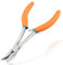 LEONTOOL Long Reach Bent Nose Pliers for Jewelry Making 6 In Fishing Split Ring Plier Fishing Hook Remover Pliers Split Ring Opening Pliers Split Ring Jewelers Pliers Mini Bent Nose Pliers with Cutter