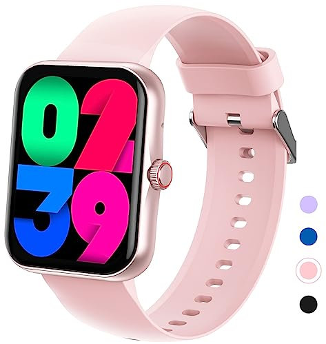 PTHTECHUS Smartwatch, Orologio Fitness 1.83 per Bambini Smart Watch con Contapassi, Cronometro, Bluetooth, 25 Sportivo, Notifiche Messaggi, Fitness Tracker per per Ragazzi Ragazze Adolescenti 8-16
