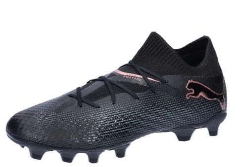 PUMA Future 7 PRO Fg/AG, Soccer Shoe Uomo, Black Copper Rose Metallic, 44 EU