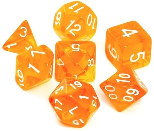 Knochen-Set REBEL RPG - Kristall - Orange