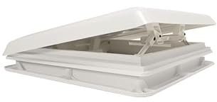 Lanterneau Chantal 400x400 couvercle et cadre blancs + obturateur