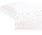 Servietten, Roséfolie Papierservietten 20 Stück Weiß 33 x 33cm Party Serviette für Hochzeit, Brautparty, Valentinstag, mädchen, Geburtstag