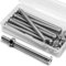 (8 Gruppi) Viti a Esagono Incassato M8 x 100mm e Dadi Set di Viti in Acciaio Inossidabile 304 per Connettori per Mobili a Testa Piatta