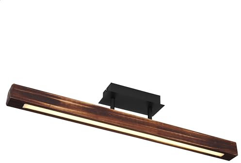 INNOVATE LED Deckenleuchte Holz Küchenlampe lang schwarze Deckenlampe Schlafzimmer Lampen Decke Designer Deckenleuchte LED Wohnzimmerlampe Lampe Holz