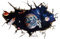 Toyvian Wandbilder Wandtattoo Selber Machen Wandtattoo Hause 3d Platz Aufkleber