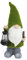Ideen mit Herz LED-Gartenwichtel | Gartenzwerg | Figur für den Garten, Terrasse und Balkon | Dekoration und Beleuchtung | Wichtel-Laterne draußen | Maße: 26,5cm hoch, 12,5cm breit