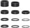 DYTHHN 11Pcs Carbon Fiber Bicycle Stem Headset Spacer Durable Bicycle Front Fork Stem Spacers Mountain Road Lightweight Bike Handlebar Stem Spacers Set