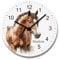 Kinderwanduhr Pferd mit Name Uhr Mädchen Geschenk ohne Tickgeräusche