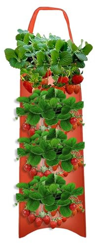 Upside Down Planter - Flower Pot, Flower Pot, Tomato Hanger, Planter, Garden Wall Planter, Plant Bag, Plant Hanger, Hanging Plant Grow Bag, Vertical Plant Container for