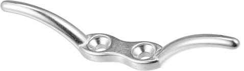 A ABSOPRO Boat Flagpole Cleat Hook Stainless Steel Silver Tone