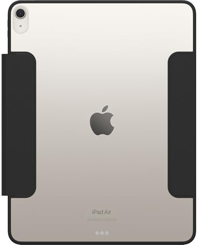 OtterBox Symmetry Folio Hülle für iPad Air 13 Zoll (2024 M2, 2025 M3), stoßfeste, sturzsichere, dünne Schutzhülle, nach Militärstandard getestet, Schwarz, Keine Einzelhandelsverpackung