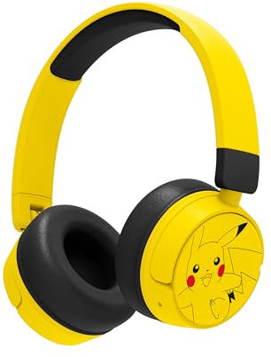 OTL Technologies PK1315 Pokemon Pikachu Kids Wireless Headphones - Yellow