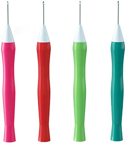 YIGZYCN Nadel, Teppich, Garn, Nadel, tragbarer Stickstift, Stricken, Sticken, Kreuzstich, Stoffwerkzeuge für Nadeln