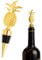 Wine Bottle Stoppers, Pineapple Wine Corks with Gold, Champagne Stopper, Wine Stoppers for Wine Bottles with Reusable for Wine Champagne Beer Spirits Gifts