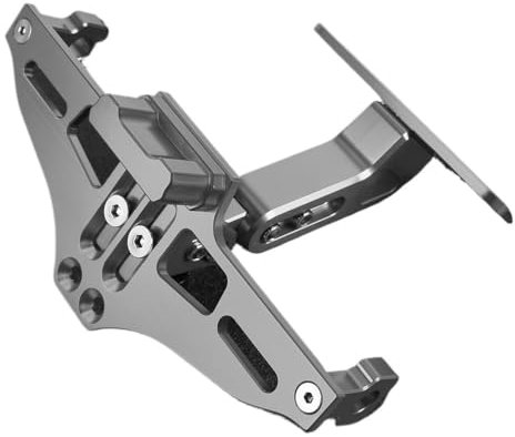 NIRTUIPLM Für Y&AMA&HA Raptor 700 2006–2024 700R YFZ450R 2014–2023 YXZ1000R Fender Eliminator Verstellbare Kennzeichenhalterhalterung Motorrad-Kennzeichenhalter(10)