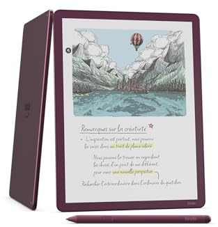 Amazon Kindle Scribe Colorsoft 64 GB (newest gen) — 11” paper-like colour display with front light — Thin, light, powerful — Write in the built-in notebook, documents and books - Fig