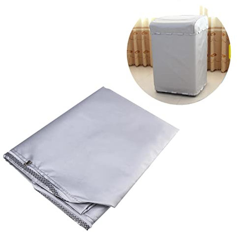 Operitacx Cubierta para Lavadora de Carga Superior Protector de Polvo y Sol Oxford Grande para Lavadoras y Secadoras