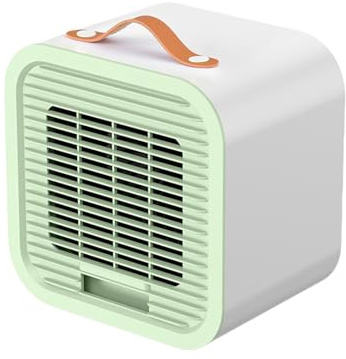 Hogvinnatil Tragbare Klimaanlage, tragbar, kühlend, wiederaufladbar, mit 3 Geschwindigkeitsstufen, für Sommer, Picknick, Zuhause, Reisen, Outdoor, Camping
