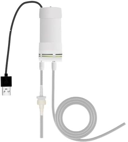 Kixolazr Electric Siphon Pump for Water | Self-Priming Electric Siphon - Portable USB Pump | for Aquarium Pond Sink Irrigation Pool Garden Basement RV Outdoor