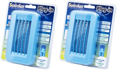 Sandokan Plug-In Antizanzare LED, Multicolor (Confezione da 2)