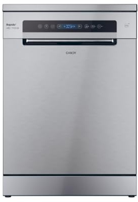 Lave-Vaisselle Candy RapidÓ 14 Couverts Argenté - CF4B7F0X