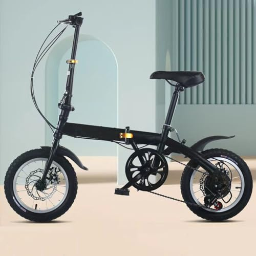 Bicicleta Plegable para Adultos, De Velocidad Variable, Ligera Y Portátil, para Estudiantes Y Personas Que Viajan Diariamente Al Trabajo, De16 Pulgadas