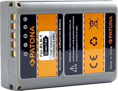 PATONA Qualitätsakku Ersatz für Akku Olympus BLN-1 PS-BLN-1 (echte 1050mAh) mit Infochip / 100 Prozent kompatibel - zu Olympus OM-D E-M5 E-M1 und OM-D E-M5 Mark II