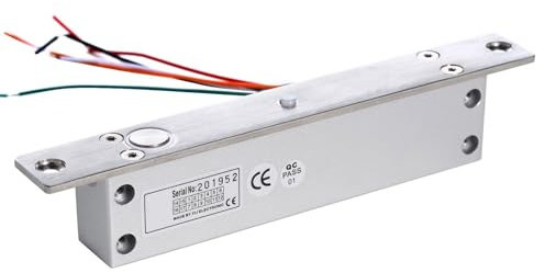 UHPPOTE Serratura elettrica 12VDC del bullone di goccia del deadbolt per il sistema di controllo di accesso della porta stretta