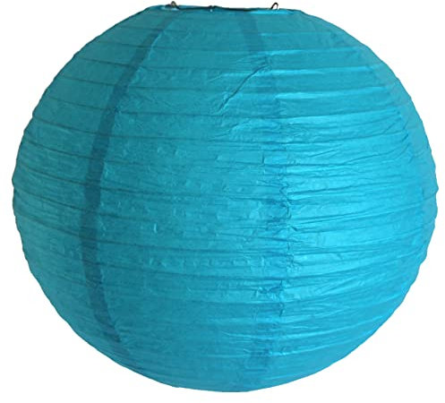 AAF Nommel®, 515, Lampion 1 Stk. Papier türkis mint unifarben japanisch rund Durchmesser 30 cm