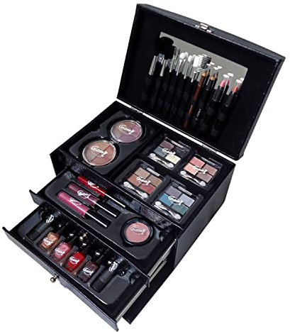 GLOSS ! Valigetta per trucchi BEAUTY CASE – Cofanetto bellezza e organizzazione – Idea regalo per donna, Natale, compleanno, San Valentino, insegnante, festa della mamma - COFFRET