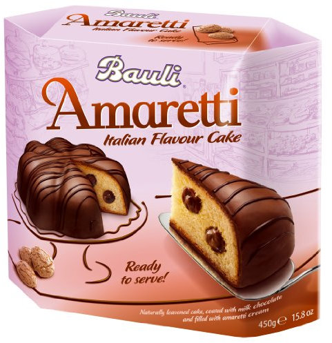 Bauli Italian Flavour Cake Amaretti Cioccolato Torta di lievito Italiano per Natale Torta di Natale Dolcetti 450 g