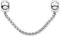 Thomas Sabo Unisex Sicherheitskette Karma Beads 925 Sterling Silber KS0004-585-12