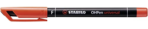 STABILO - Folienstift - OHPen universal - permanent fein - Einzelstift - rot