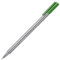 Staedtler 334-52 Fineliner triplus Dreikantschaft im Kartonetui, metallgefasste Spitze, circa 0, 3 mm, 10 Stück, saftgrün