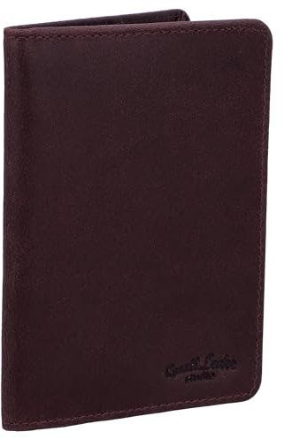 Gusti Reisepasshülle Leder - Brodie Passhülle Reisepass Etui Schutzhülle Rot Leder