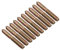 HALJIA 10 pcs M8 x 60 MM Wood au Métal Vis meubles chevilles à double tête Boulons de fixation vis de filetage à tige