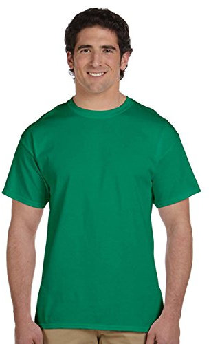 Fruit of the Loom Men's Retro Heather Green Short-Sleeve T-Shirt - L