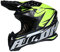 Woljay Motorrad Crossbike Motocross Downhill Enduro Helm Integralhelm Motorradhelm ATV mit Brille (A+Grün, M)