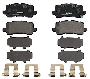 TEXTAR 2238901 Bremsbelagsatz Bremsbeläge Hinten mit Zubehör für HONDA HR-V (RU)
