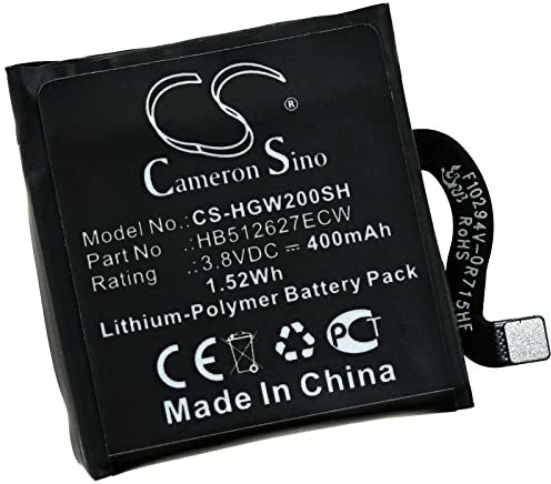 Batteria per smartwatch Huawei Watch 2 4G, 2 Pro 4G, 3,8 V, ai polimeri di litio