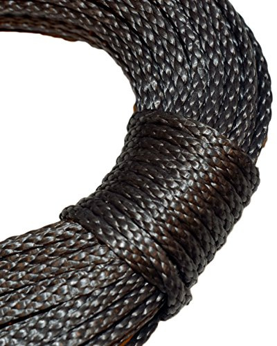 Samson Premium Amsteel blaues Seil, 0,3 cm, mehrere Farben, mehrere Längen, starke Dyneema-Faser, 1 kg Zugfestigkeit, drehmomentfrei, geringe Dehnung, 12 Stränge, einfach zu spleißen (0,3 cm x 30,4 m,