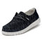 HEYDUDE Wendy Sox Damen - Slip on Flache Schuhe - Mokassin Stil, Navy, 38