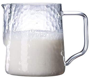 Pichet, Pichet À Lait Pichet À Lait Latte Art Barista Pichets À Vapeur Tasse Pichet À Mousse De Lait for Café, Latte Art (Color : B, Size : 500ml) (B 500ml) (Color : A, Size : 500ml)